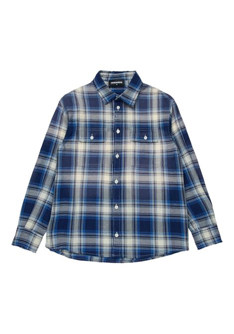 Camicia a quadri DSQUARED2 JUNIOR | DQ3226 D0AG2DQ875
